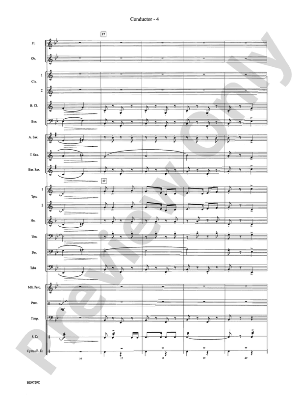 Westwood Trail - Concert Band Conductor Score & Parts (Digital Download)