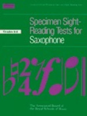 Specimen Sight-Reading Tests for Saxophone, Grades 6-8 - ABRSM - Saxophone ABRSM Saxophone Solo
