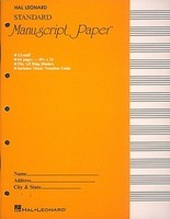 Standard Manuscript Paper ( Yellow Cover) - Hal Leonard