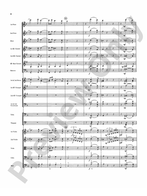 Overture in D minor (Concerto Grosso) – Full Orchestra Conductor Score & Parts (Digital Download)