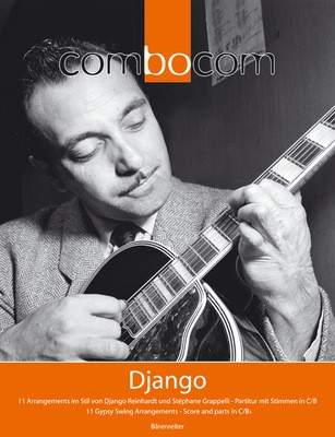 Django - 11 Gypsy Swing Arrangements - Score and parts in C/Bb - Double Bass|Guitar|Violin Thomas Konig|Django Reinhardt Barenreiter Score/Parts