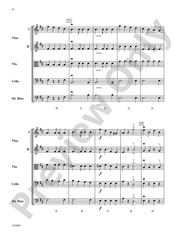 March from Suite No. 1 (Grade 3) – String Orchestra Conductor Score & Parts (Digital Download)