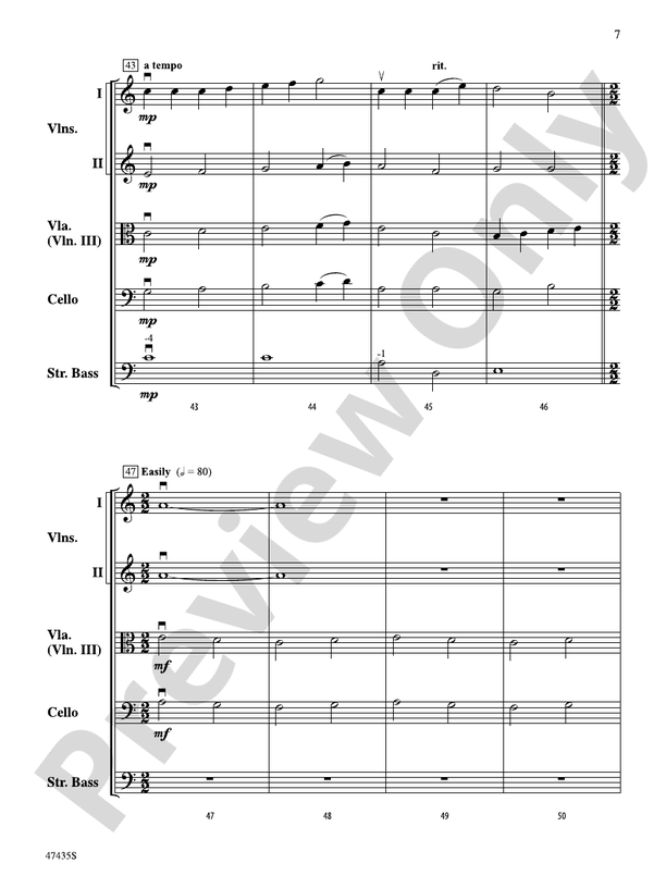 Christmas in the Mountains - String Orchestra Conductor Score & Parts (Digital Download)