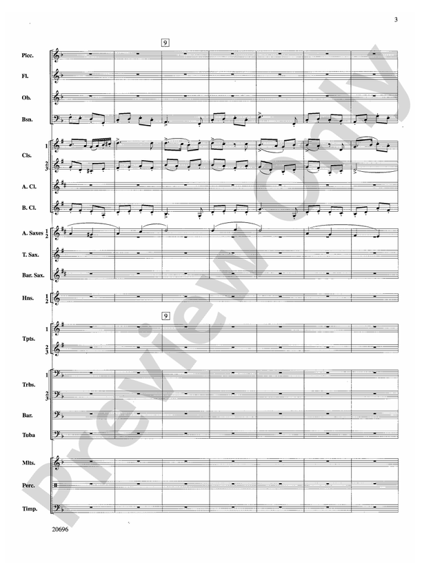 Welsh Ayres & Dances - Concert Band Conductor Score & Parts (Digital Download)