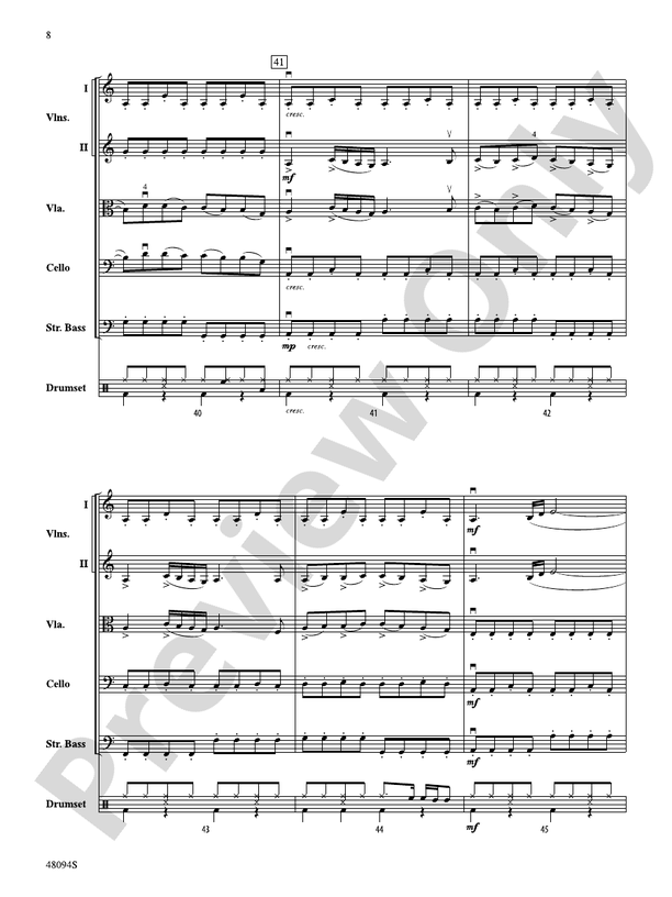 Rockin' 67 Blues - String Orchestra Conductor Score & Parts (Digital Download)