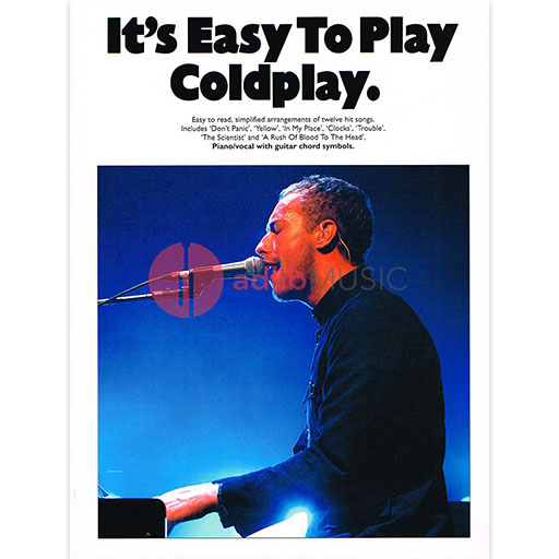 Its Easy To Play Coldplay - Piano Wise Publications Easy Piano