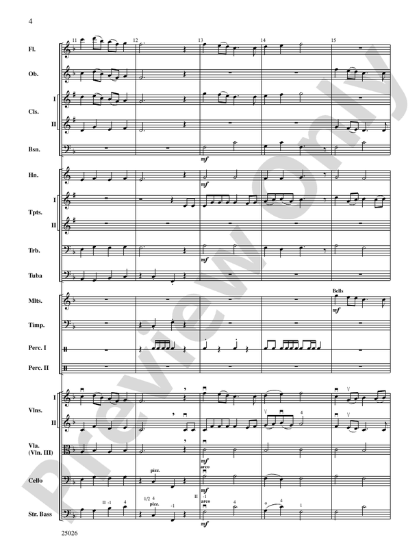 Christmas Comes Again ... in About Three Minutes – Full Orchestra Conductor Score & Parts (Digital Download)