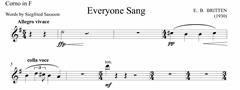 Everyone Sang - Horn Part (Digital Download)