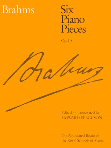 Brahms Six Piano Pieces Op 118
