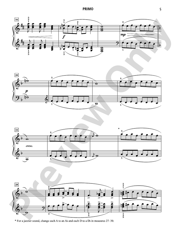 Chicagoland - 1 Piano, 4 Hands (Digital Download)
