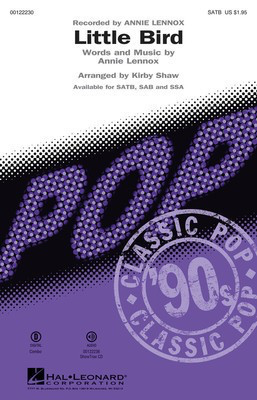Little Bird - Annie Lennox - SAB Kirby Shaw Hal Leonard Choral Score Octavo