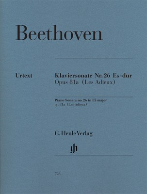 Piano Sonata No. 26 E flat major Op. 81a [Les Adieux] - Ludwig van Beethoven - Piano G. Henle Verlag Piano Solo