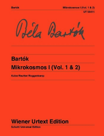 Mikrokosmos Book 1 (Vol. 1 & 2) - Bela Bartok - Piano - Wiener Urtext Edition