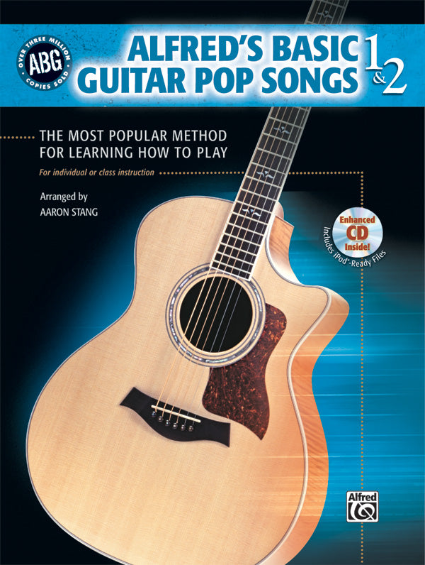 ALFREDS BASIC GUITAR POP SONGS 1 & 2 BK/CD