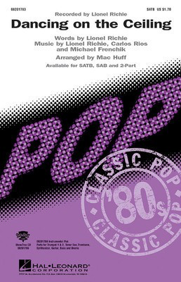 Dancing on the Ceiling - SAB Mac Huff Hal Leonard Choral Score Octavo