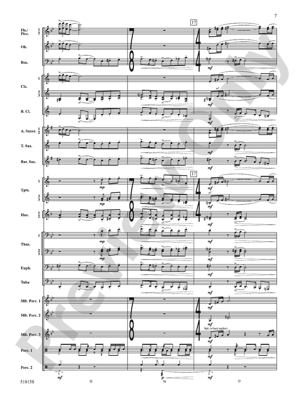 Festival - Concert Band Conductor Score & Parts(Digital Download)