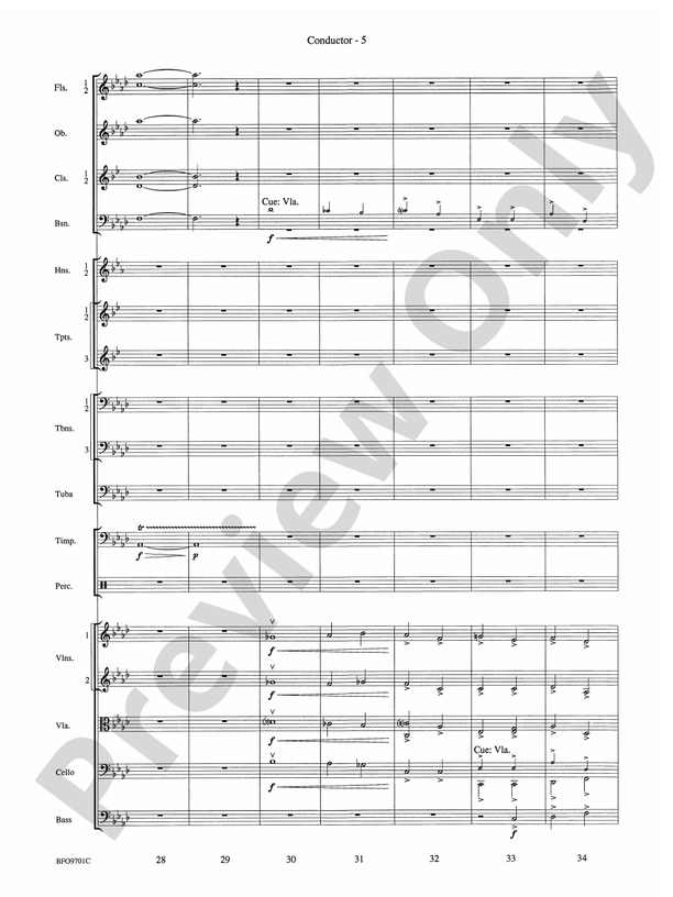 Finlandia (Grade 3.5) – Full Orchestra Conductor Score & Parts (Digital Download)