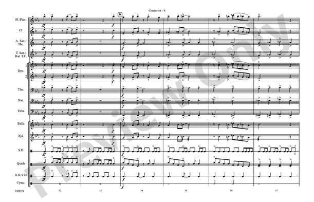 Estancia – Marching Band Conductor Score & Parts (Digital Download)