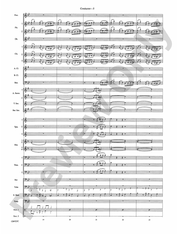 Dave Brubeck: It's About Time - Concert Band Conductor Score & Parts (Digital Download)