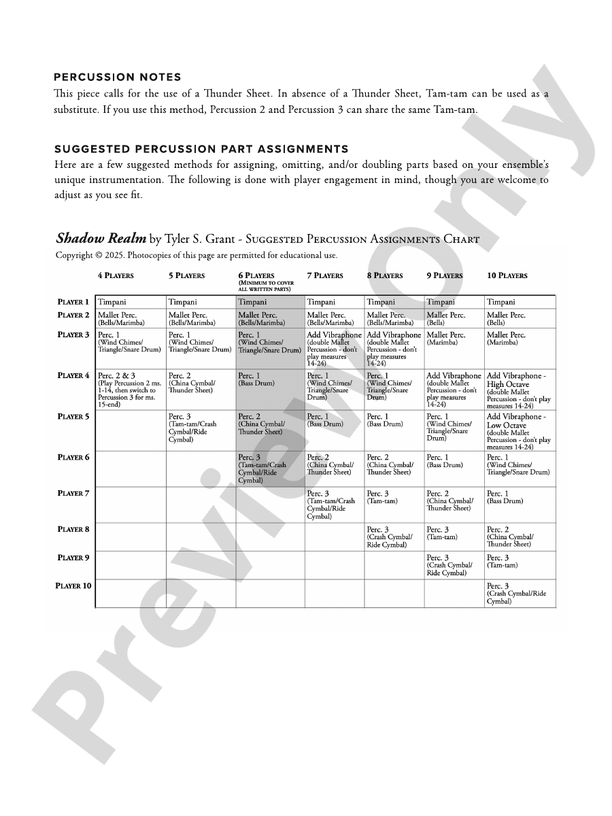 Shadow Realm - Concert Band Conductor Score & Parts(Digital Download)