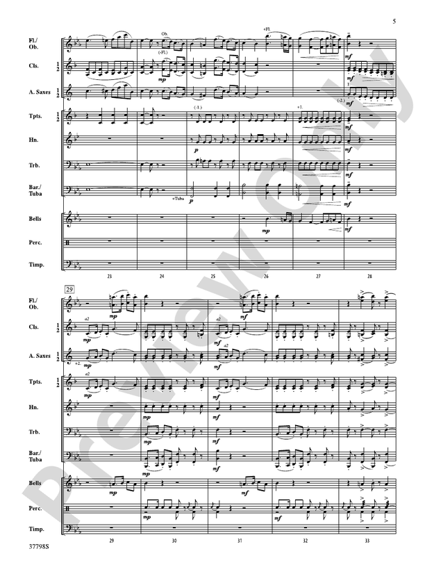 Romance, Op. 40 - Concert Band Conductor Score & Parts (Digital Download)