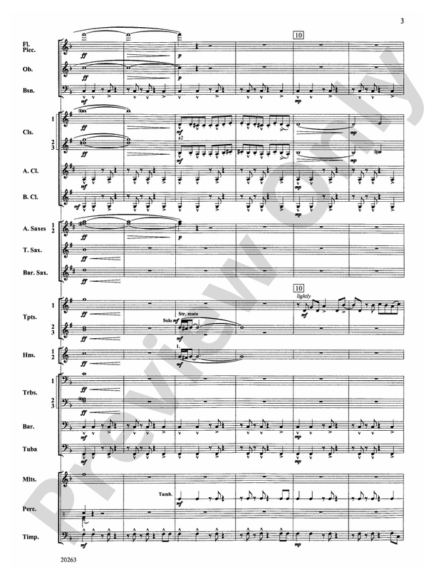A Simple Celebration - Concert Band Conductor Score & Parts (Digital Download)