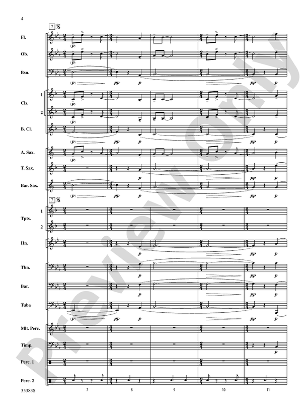 If I Should Go - Concert Band Conductor Score & Parts (Digital Download)
