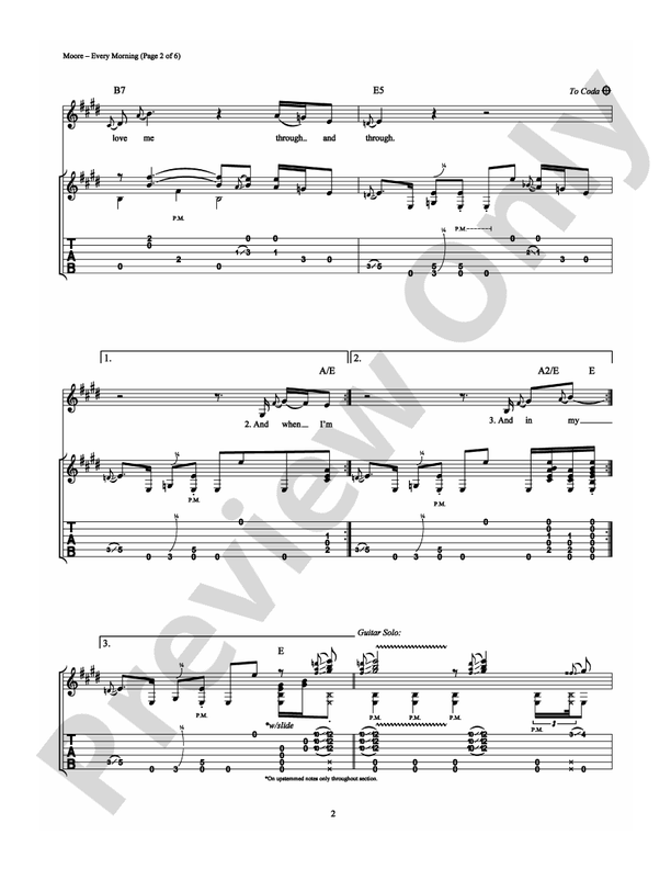 Every Morning - Keb' Mo' - Guitar TAB (Digital Download)
