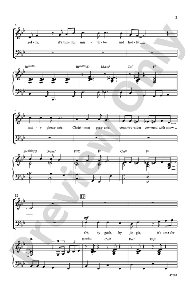 Mistletoe and Holly – SATB Choral Octavo (Digital Download)