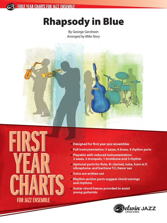 Rhapsody in Blue – Jazz Ensemble Conductor Score & Parts (Digital Download)
