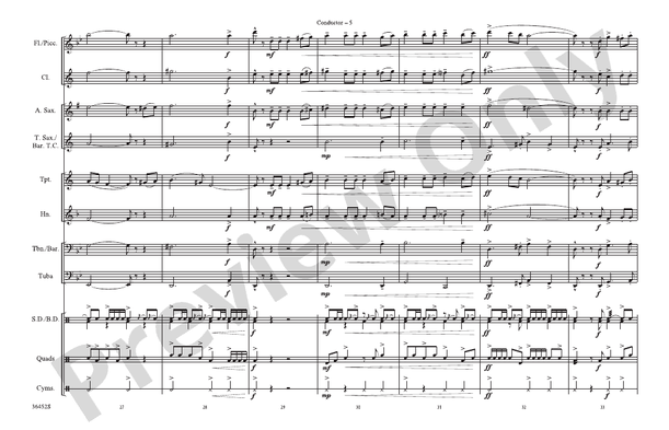 Macarena – Marching Band Conductor Score & Parts (Digital Download)