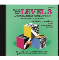 PIANO BASICS LEVEL 3 ACC. CD'S - BASTIEN - KJOS WP203CD