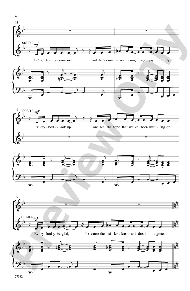 Everybody Rejoice (from The Wiz) – 2-Part Choral Octavo (Digital Download)