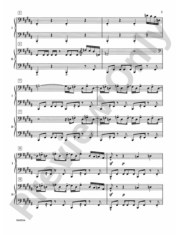 Toccata Espanola - 2 Pianos, 4 Hands (Digital Download)