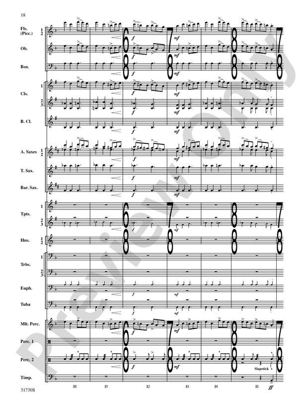They Shall Run and Be Free - Concert Band Conductor Score & Parts (Digital Download)
