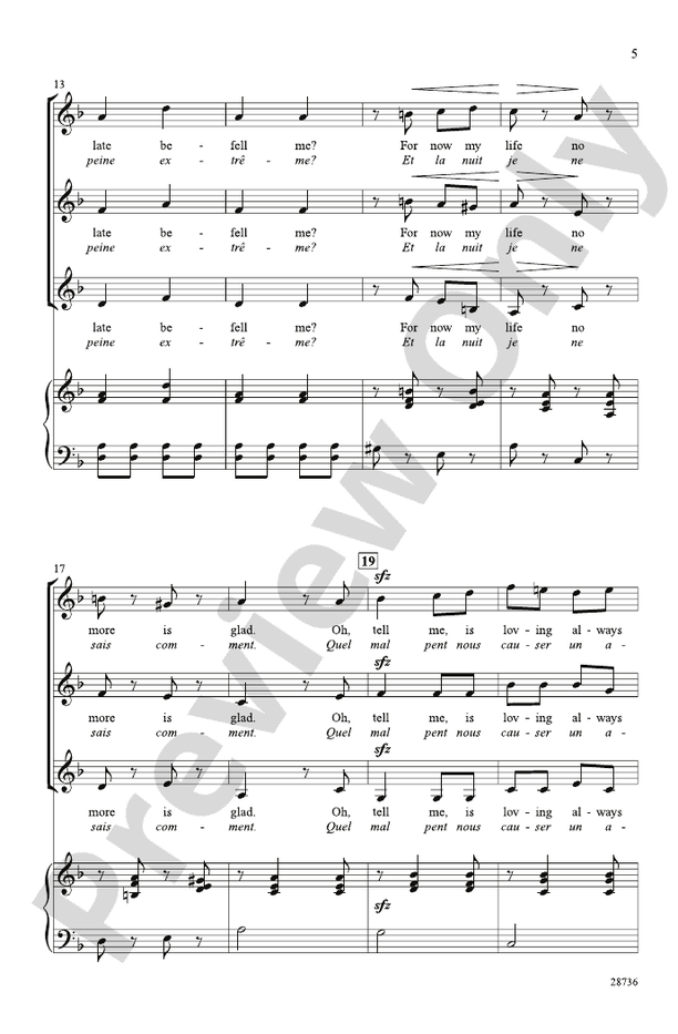 Bergerettes 2 – SSA Choral Octavo (Digital Download)