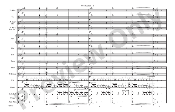 Godzilla, Part 3 – Marching Band Conductor Score & Parts (Digital Download)