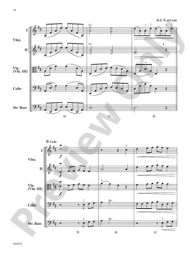 Bow Olympics - String Orchestra Conductor Score & Parts (Digital Download)