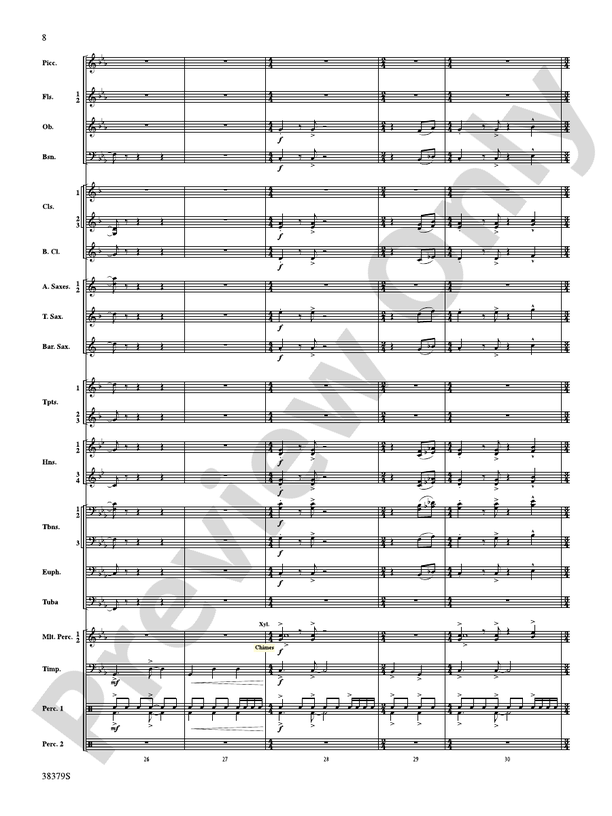 Vision Quest - Concert Band Conductor Score & Parts (Digital Download)