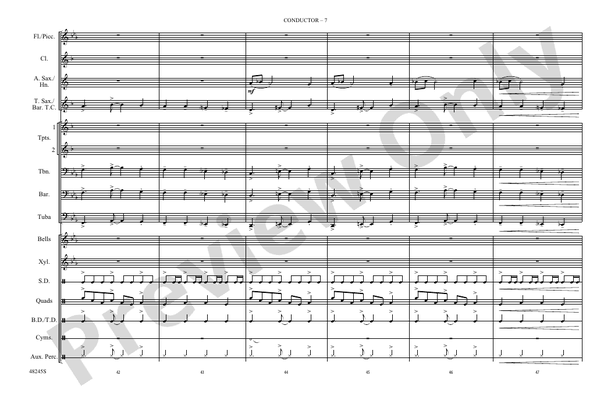 Malaguena – Marching Band Conductor Score & Parts (Digital Download)