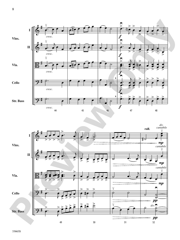 A Christmas Festival – String Orchestra Conductor Score & Parts (Digital Download)