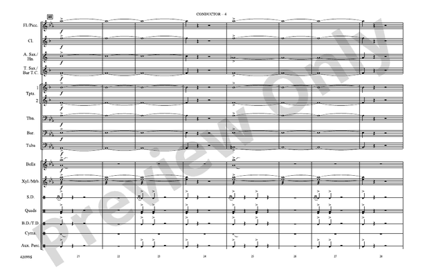 Man of Steel, Part 3 – Marching Band Conductor Score & Parts (Digital Download)