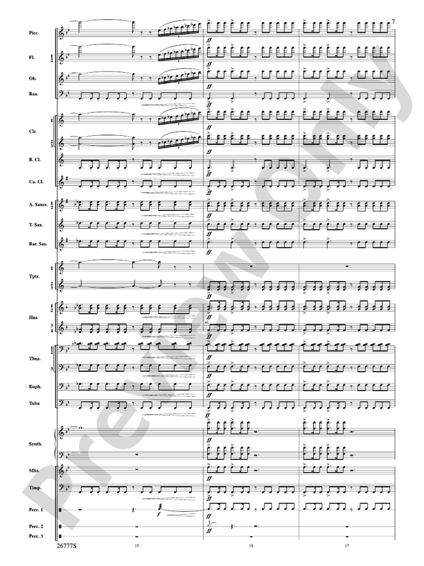 Soaring with John Williams - Concert Band Conductor Score & Parts (Digital Download)