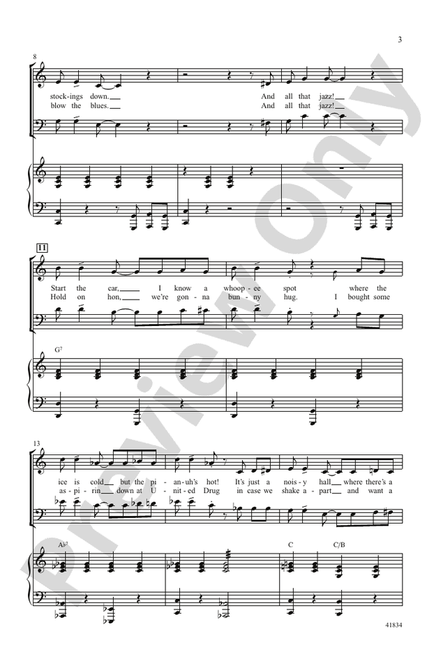 And All That Jazz - SAB Choral Octavo (Digital Download)