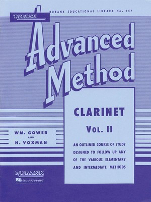 Rubank Advanced Method - Clarinet Vol. 2 - Clarinet Rubank Publications