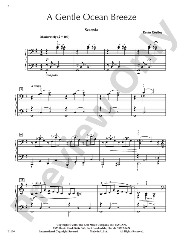 A Gentle Ocean Breeze - Piano (Digital Download)