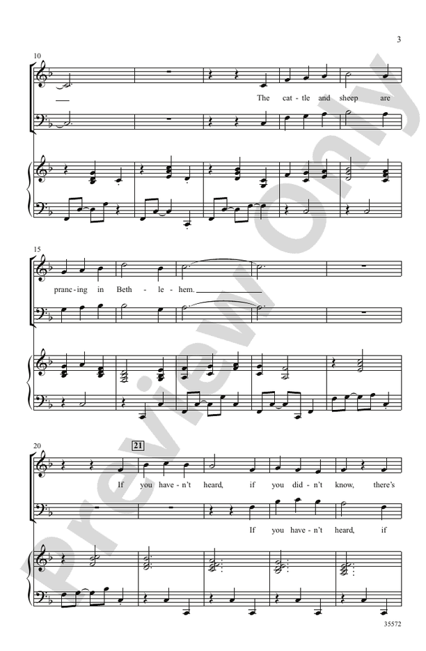 Dancing in Bethlehem – SAB Choral Octavo (Digital Download)
