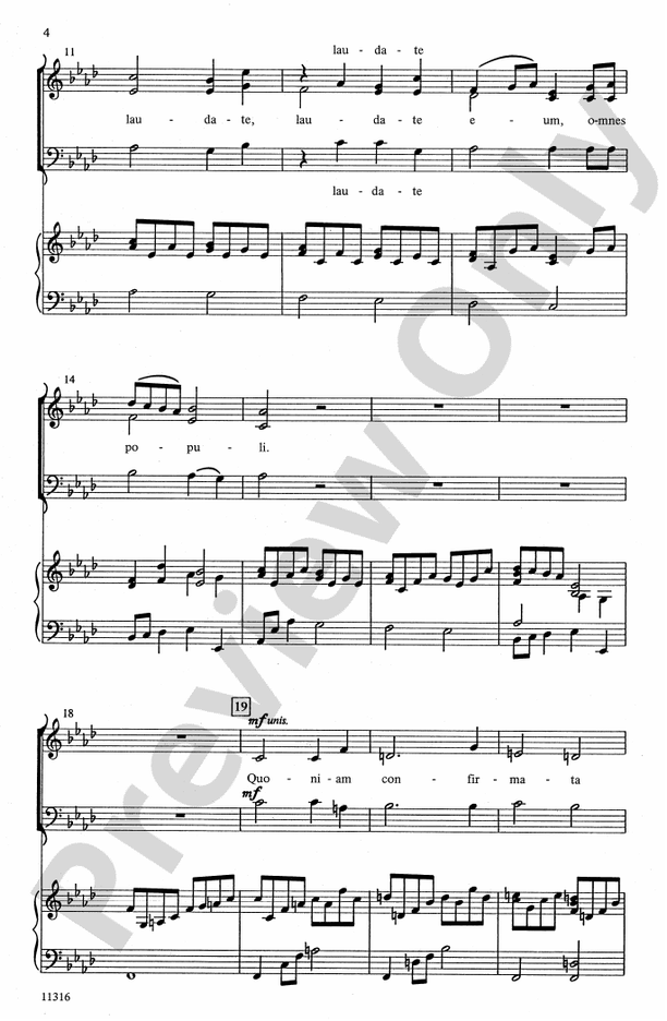 Laudate Dominum – 3-Part Mixed Choral Octavo (Digital Download)