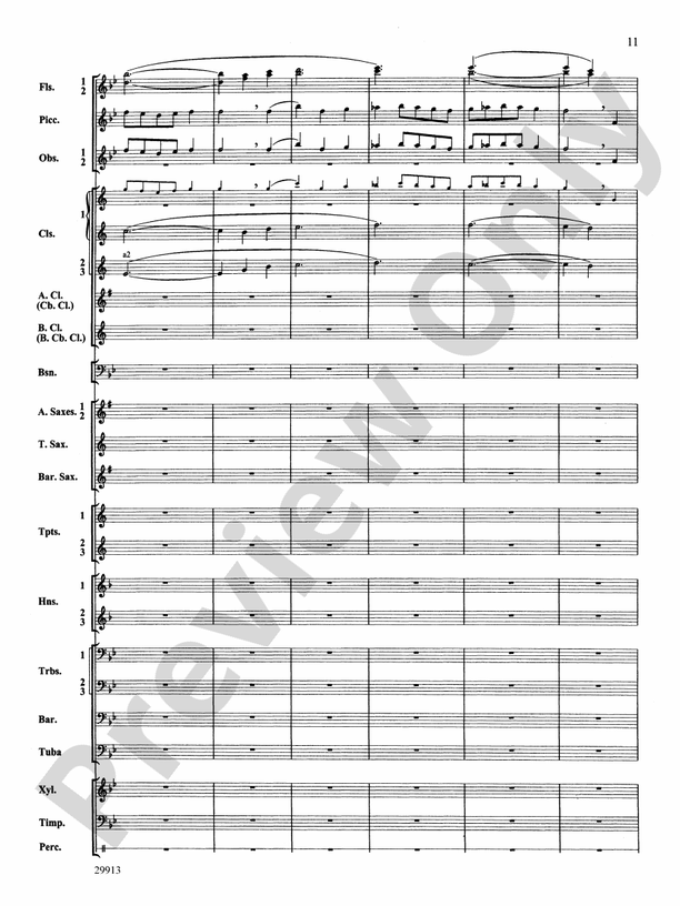 Two Songs Without Words - Concert Band Conductor Score & Parts (Digital Download)