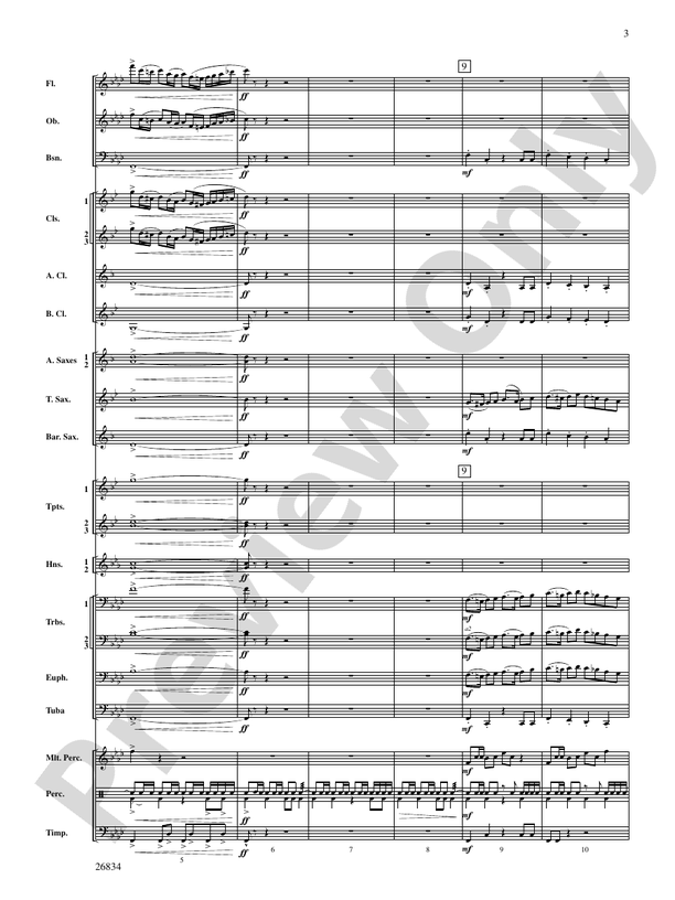 Medal of Valor - Concert Band Conductor Score & Parts (Digital Download)